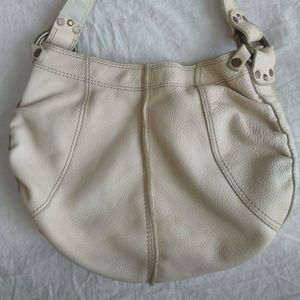 Cream Leather Lucky Brand Purse